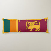 Coussins Longs Drapeau du Sri Lanka (Dos)