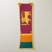 Coussins Longs Drapeau du Sri Lanka (Devant (Vertical))