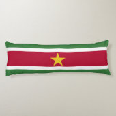 Coussins Longs Drapeau du Suriname (Dos)