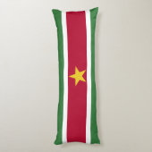 Coussins Longs Drapeau du Suriname (Dos (Vertical))