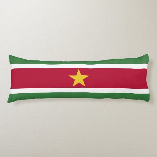 Coussins Longs Drapeau du Suriname (Devant)