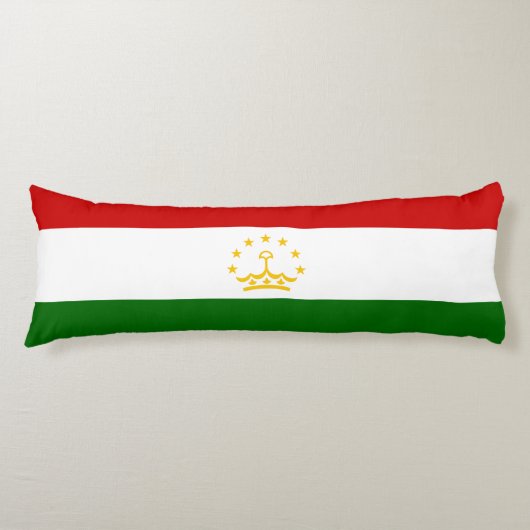 Coussins Longs Drapeau du Tadjikistan (Devant)