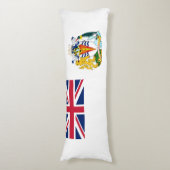 Coussins Longs Drapeau du territoire antarctique britannique (Devant (Vertical))