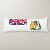 Coussins Longs Drapeau du territoire antarctique britannique (Devant)