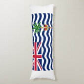 Coussins Longs Drapeau du Territoire britannique de l'océan Indie (Devant (Vertical))