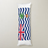Coussins Longs Drapeau du Territoire britannique de l'océan Indie (Dos (Vertical))