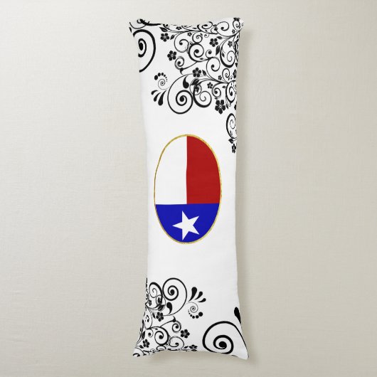 Coussins Longs Drapeau du Texas (Devant (Vertical))