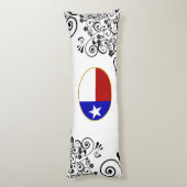 Coussins Longs Drapeau du Texas (Dos (Vertical))