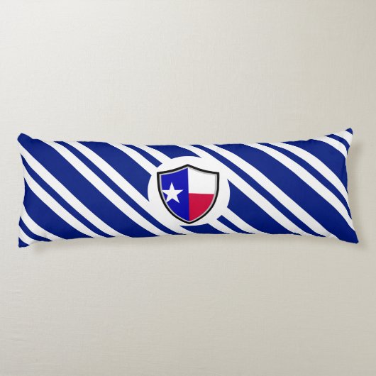 Coussins Longs Drapeau du Texas (Dos)