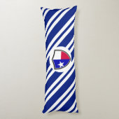 Coussins Longs Drapeau du Texas (Dos (Vertical))