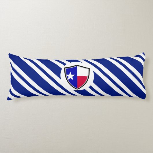 Coussins Longs Drapeau du Texas (Devant)