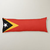 Coussins Longs Drapeau du Timor oriental (Dos)