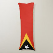 Coussins Longs Drapeau du Timor oriental (Devant (Vertical))