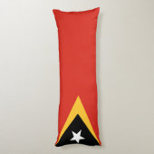 Coussins Longs Drapeau du Timor oriental (Dos (Vertical))