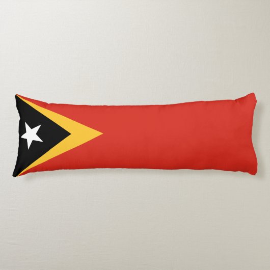 Coussins Longs Drapeau du Timor oriental (Devant)