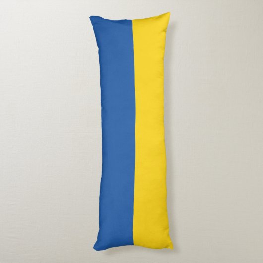 Coussins Longs Drapeau d'Ukraine (Dos (Vertical))