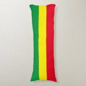 Coussins Longs Drapeau éthiopien / Drapeau rasta (Devant (Vertical))