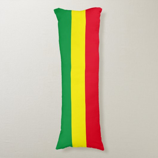 Coussins Longs Drapeau éthiopien / Drapeau rasta (Devant (Vertical))