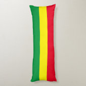 Coussins Longs Drapeau éthiopien / Drapeau rasta (Dos (Vertical))