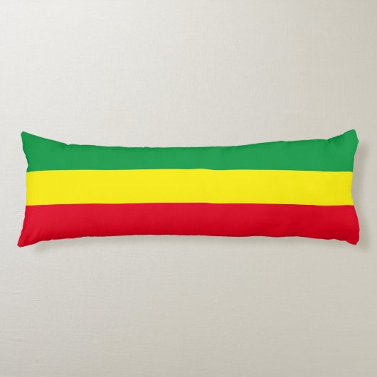 Coussins Longs Drapeau éthiopien / Drapeau rasta (Devant)