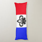 Coussins Longs Drapeau français (Dos (Vertical))