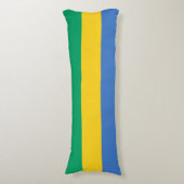 Coussins Longs Drapeau Gabon (Devant (Vertical))