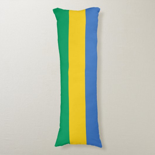Coussins Longs Drapeau Gabon (Devant (Vertical))
