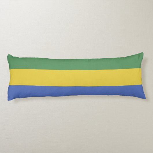 Coussins Longs Drapeau Gabon (Dos)