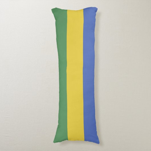 Coussins Longs Drapeau Gabon (Devant (Vertical))