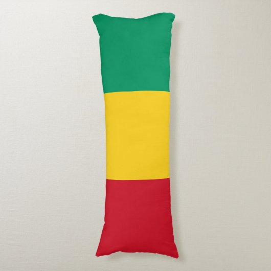 Coussins Longs Drapeau Guinée (Devant (Vertical))