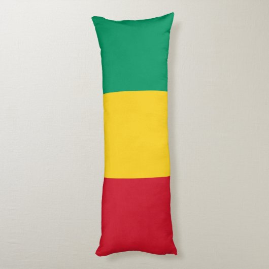 Coussins Longs Drapeau Guinée (Dos (Vertical))