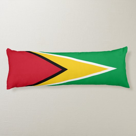 Coussins Longs Drapeau Guyana (Dos)