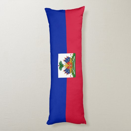 Coussins Longs Drapeau Haïti (Dos (Vertical))