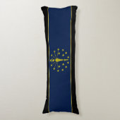 Coussins Longs Drapeau Indiana (Devant (Vertical))