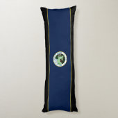 Coussins Longs Drapeau Indiana (Dos (Vertical))