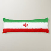Coussins Longs Drapeau Iran (Devant)