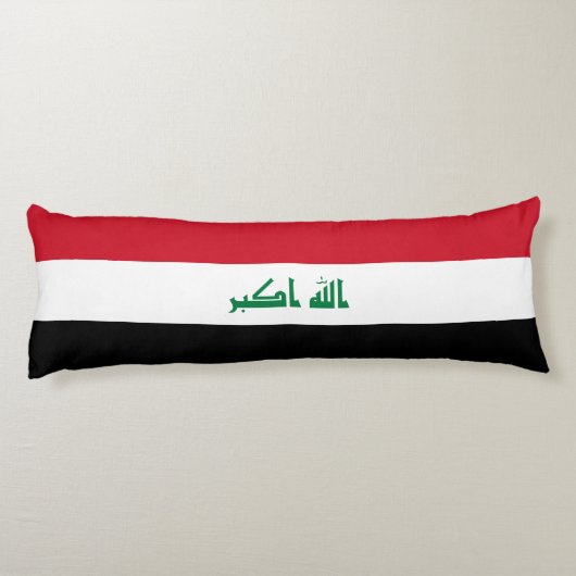 Coussins Longs Drapeau Iraq (Dos)