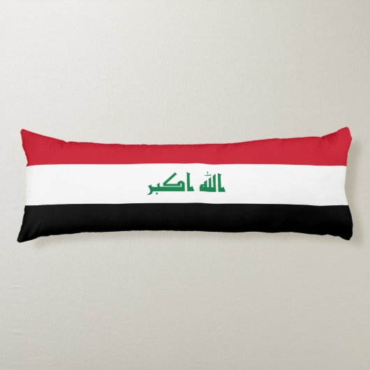 Coussins Longs Drapeau Iraq (Devant)