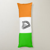 Coussins Longs Drapeau irlandais (Dos (Vertical))