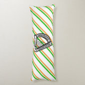 Coussins Longs Drapeau irlandais de rayures (Dos (Vertical))