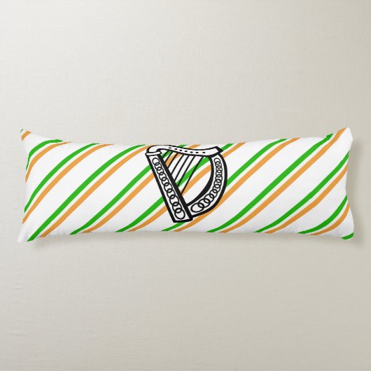 Coussins Longs Drapeau irlandais de rayures (Devant)