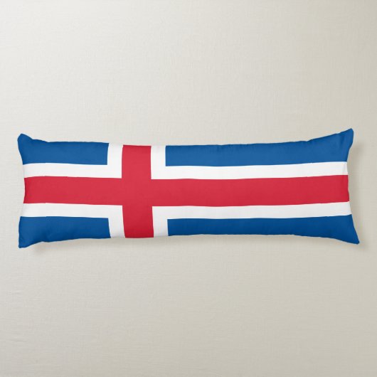 Coussins Longs Drapeau Islande (Dos)