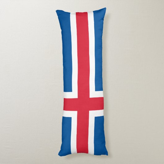 Coussins Longs Drapeau Islande (Dos (Vertical))
