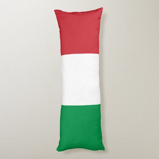 Coussins Longs Drapeau Italie (Dos (Vertical))