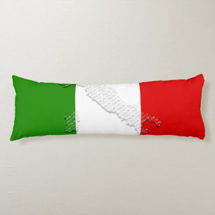Coussins Longs Drapeau italien