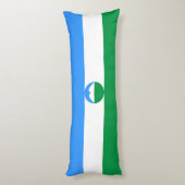 Coussins Longs Drapeau Kabardino Balkaria (Dos (Vertical))