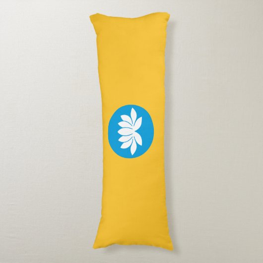 Coussins Longs Drapeau Kalmykia (Devant (Vertical))