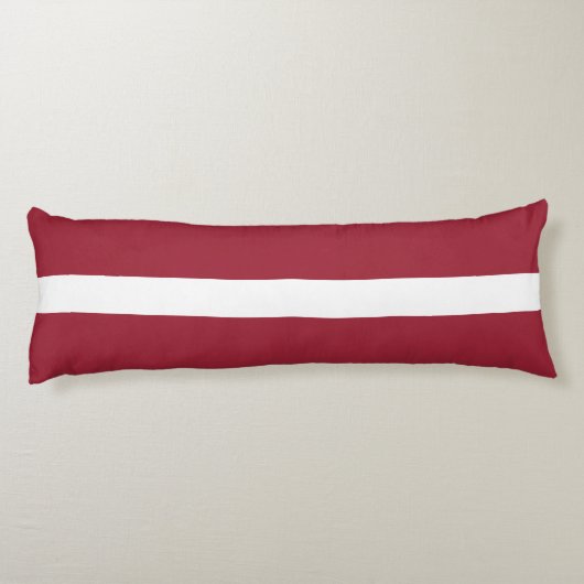 Coussins Longs Drapeau Lettonie (Dos)