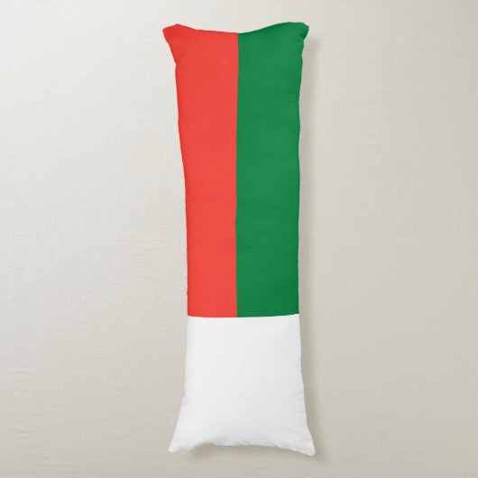 Coussins Longs Drapeau Madagascar (Devant (Vertical))