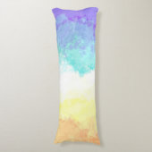 Coussins Longs Drapeau marbré Tourbillonnant Boho Abstrait Gender (Devant (Vertical))